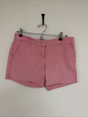 J. Crew Factory Pink Cotton Blend Womens Shorts